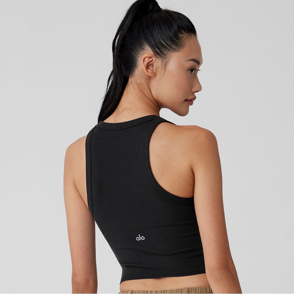 Alo Yoga Goddess Ribbed Go To Tank
